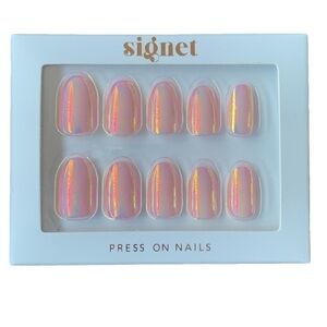 Signet Golden Hour Press On Nails